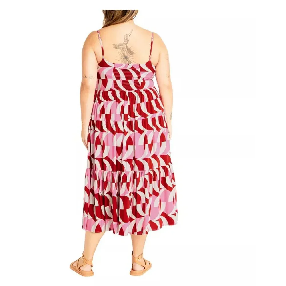 CITY CHIC Women's Mystic Print Dress - Size XXL - Picture 2 of 13